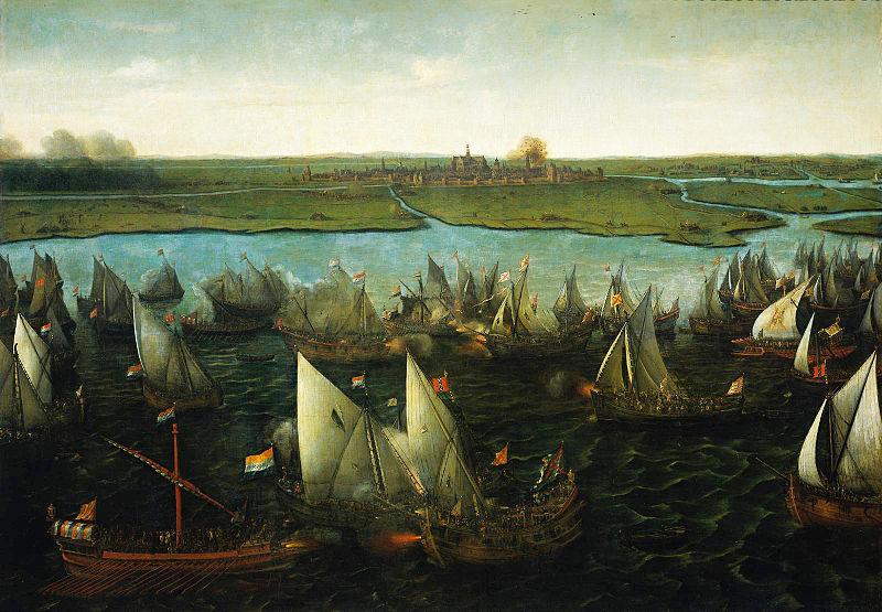 Hendrik Cornelisz. Vroom Battle of Haarlemmermeer, 26 May 1573 oil painting image